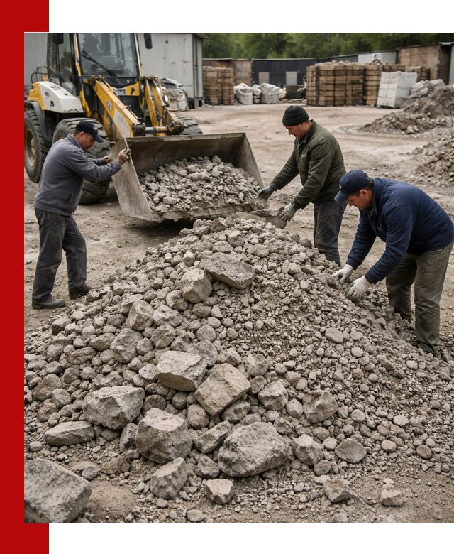 Демонтаж и вывоз бой бетона в Саянске