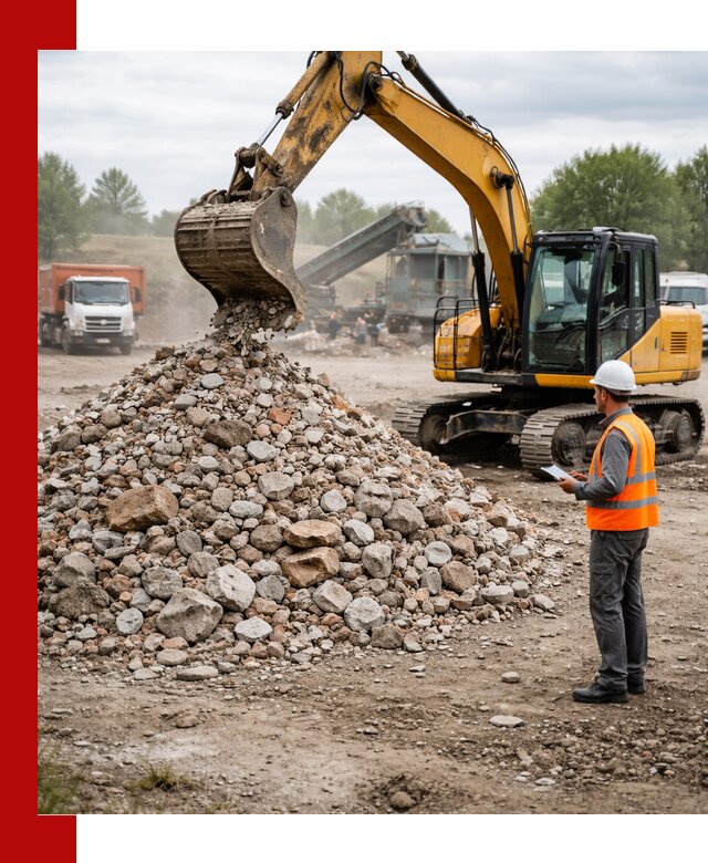 Доставка и вывоз строительного боя в Саянске