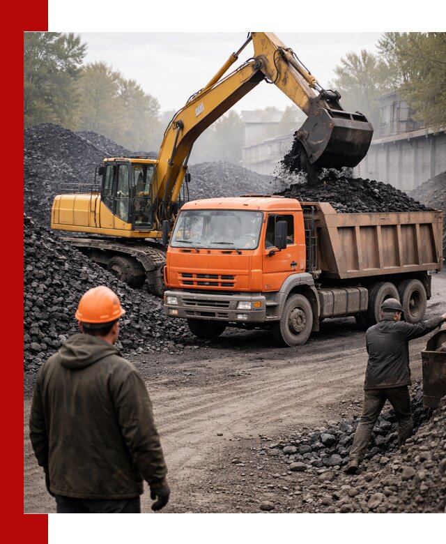 Доставка угля автотранспортом в Саянске быстро и выгодно