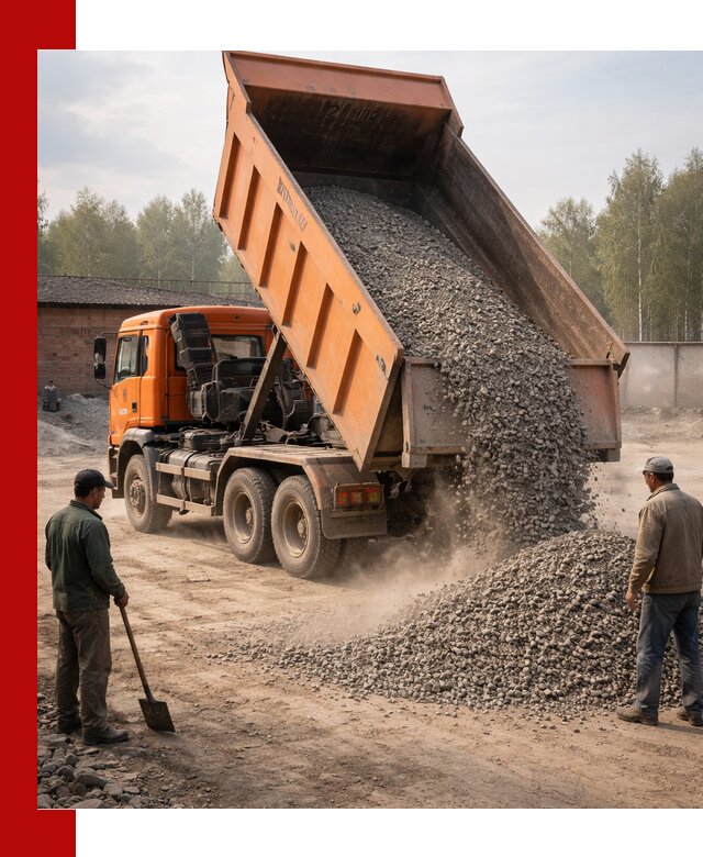 Доставка самосвалом 20 м3 в Саянске быстро и надежно