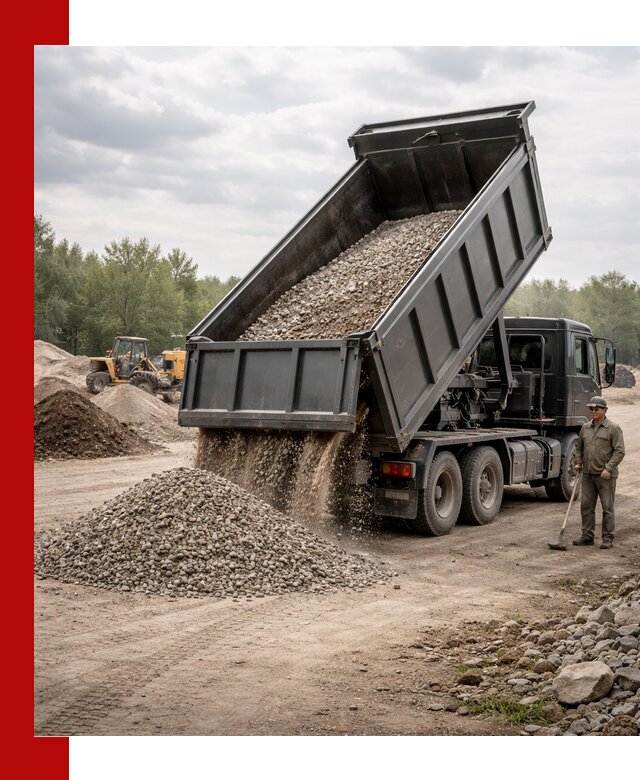 Доставка самосвалом 30 м3 по выгодным ценам в Саянске