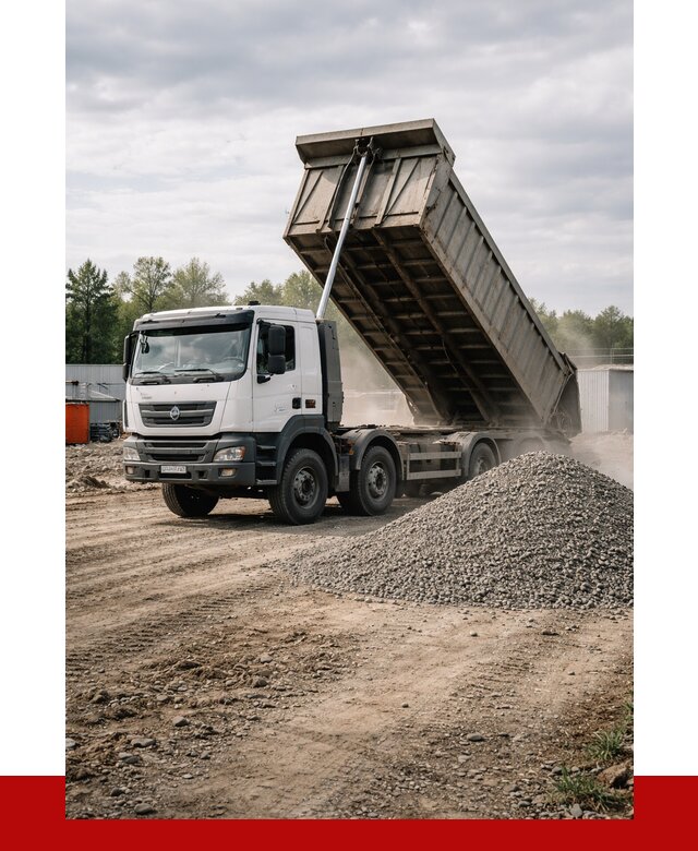 Доставка самосвалом 40 кубов в Саянске от 9157 р. | ПРОНЕРУДСск