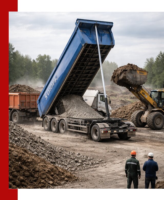 Аренда тонар 40 тонн в Саянске с доставкой материалов