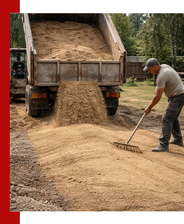 Отсыпка участка песком в Саянске быстро и качественно