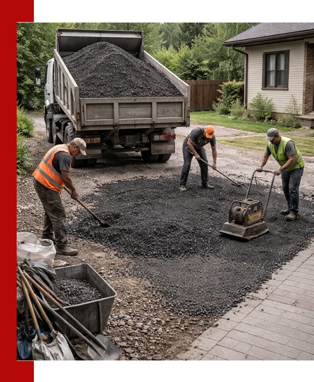 Асфальтовая крошка для двора с доставкой в Саянске